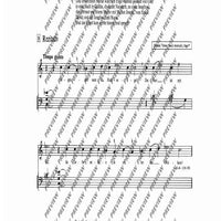 Ein Kind ist uns geboren - Score