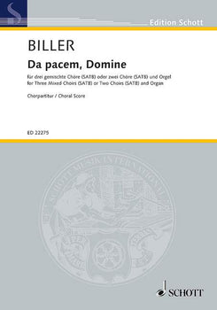 Da pacem, Domine - Choral Score