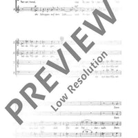 Kantate Nr. 5 - Choral Score