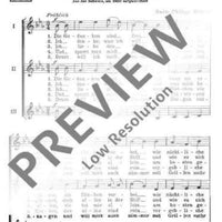 Die Gedanken sind frei - Choral Score