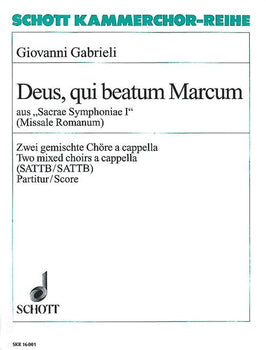 Sacrae Symphoniae I - Choral Score