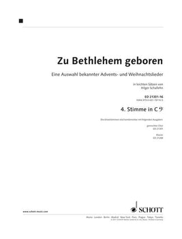 Zu Bethlehem geboren - C Instrument 4 BC