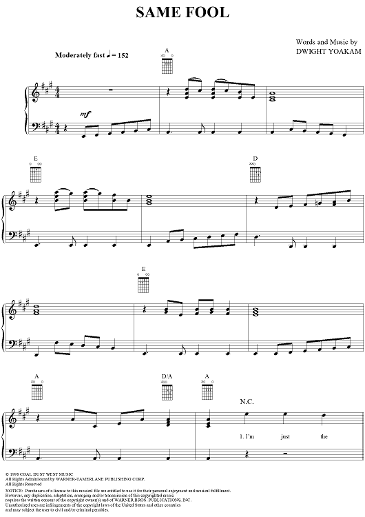 Same Fool