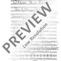 Bless This Home - Full Score