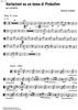 Variazioni su un tema di Prokofiev - Viola