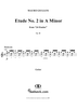 Etude No. 2 in A minor - From "24 Etudes"  Op. 48