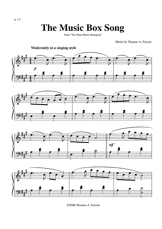 The Music Box Song
