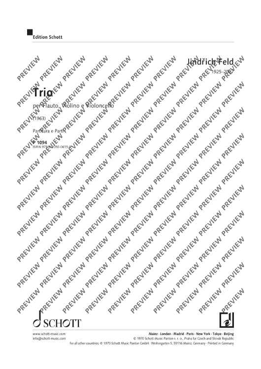 Trio - Score and Parts