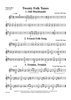 Twenty Folk Tunes for Cello Quartet (or Trio) - Cello 1 (treble clef)