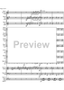 Saul and David - Prelude to Act  2 - Score
