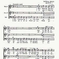 Drei Chorlieder - Choral Score