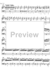 Sonata A Major La Guerra - Score