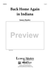 Back Home Again in Indiana - Full Score