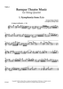 Baroque Theatre Music - Violin 1