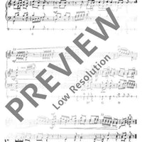 Schönster Schatz, leb wohl - Score