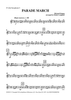 Parade March - Alto Saxophone 2