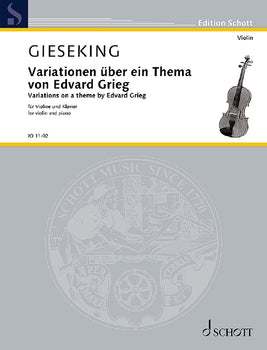 Variations on a theme by Edvard Grieg - Piano Score With Solo Part