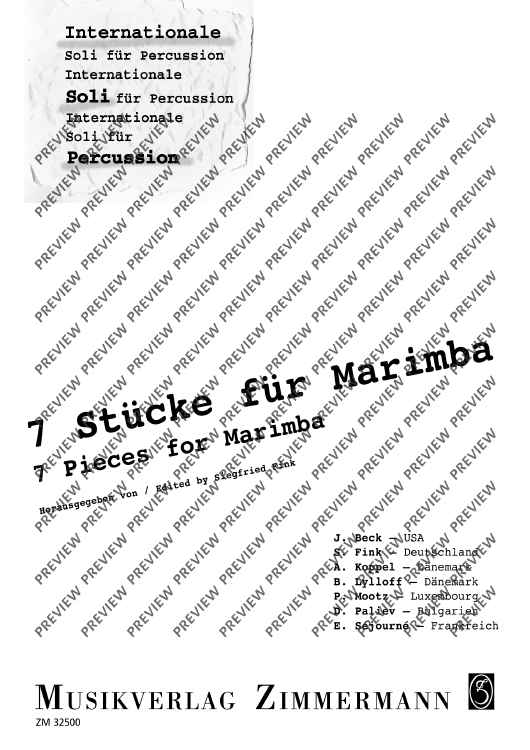 International Soli for Percussion: 7 pieces