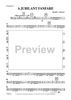 A Jubilant Fanfare - Trombone 3