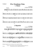 Five Trombone Trios - Trombone 2
