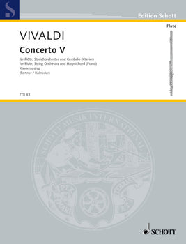 Concerto No. 5 - Piano Score With Solo Part