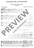 Europäische Volks- und Kinderlieder - Choral Score
