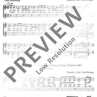 Europäische Volks- und Kinderlieder - Choral Score