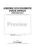 America's Favorite Folk Songs for Ukulele