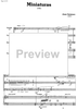 Miniaturas (print version) - Score