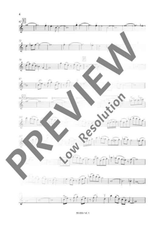 Jazz for String Ensemble - Score and Parts" Sheet Music for String ...