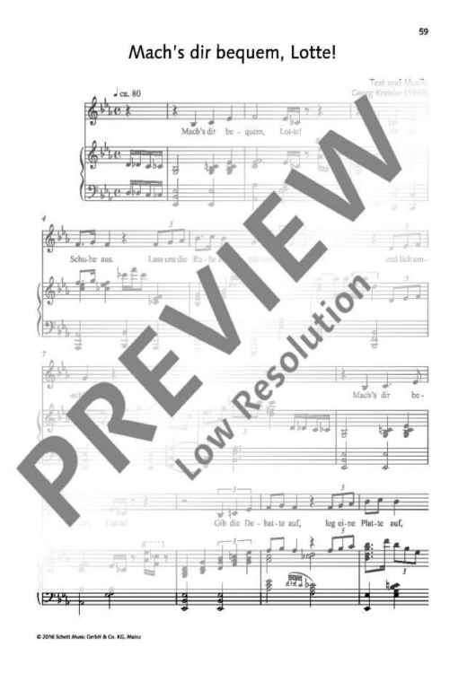 Mach's dir bequem, Lotte!