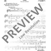 Am schönen Rhein gedenk ich dein - Alto