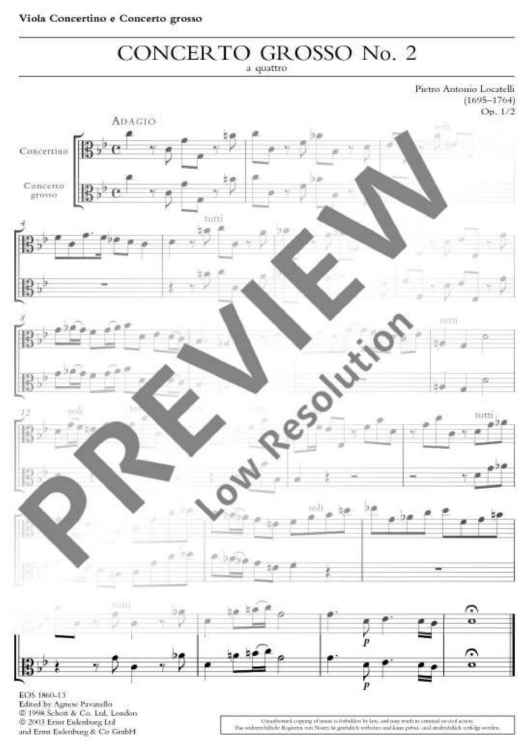 Concerto Grosso - Viola