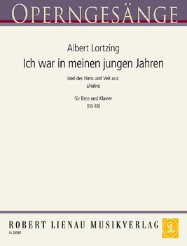 Ich war in meinen jungen Jahren (Undine) in G major