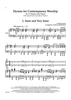 Hymns for Contemporary Worship for 2 Violins and Piano - Piano