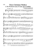 Three Christmas Medleys for String Trio - Violin