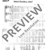 Alle Vögel sind schon da / Schlaf, Kindchen, schlaf - Choral Score
