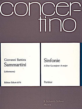 Sinfonia A major - Score