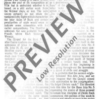 Cantata No. 12 (Dominica Jubilate) - Full Score