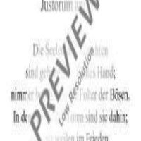 Justorum animae - Choral Score