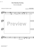 One Saturday Evening - Alto Saxophone 3