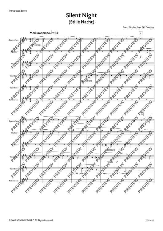 Stille Nacht - Score and Parts