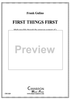 First Things First