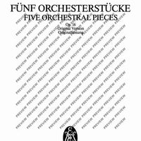 5 Orchestral Pieces - Full Score