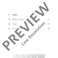 Nonet F major - Full Score