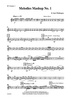 Melodies Mashup No. 1 - Bb Clarinet 1
