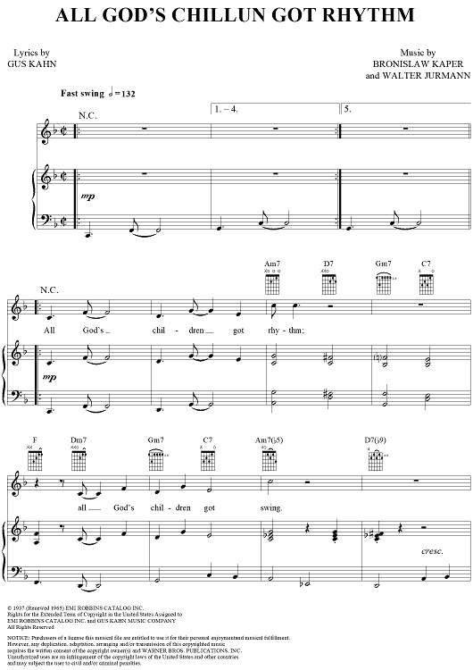 All God's Chillun Got Rhythm