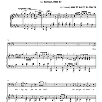 How willing my paternal love -  from 'Samson HWV 57'