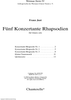 5 konzertante Rhapsodien