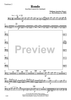 Rondo from Horn Concerto No. 4 (abridged) for Horn or Trumpet Solo and Band - Trombone 2